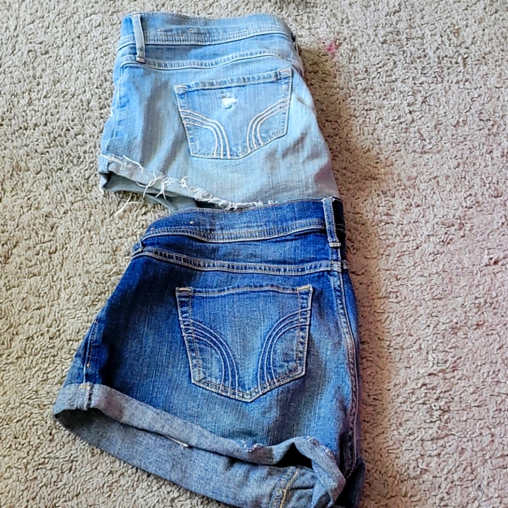 2 pairs of jean short shorts